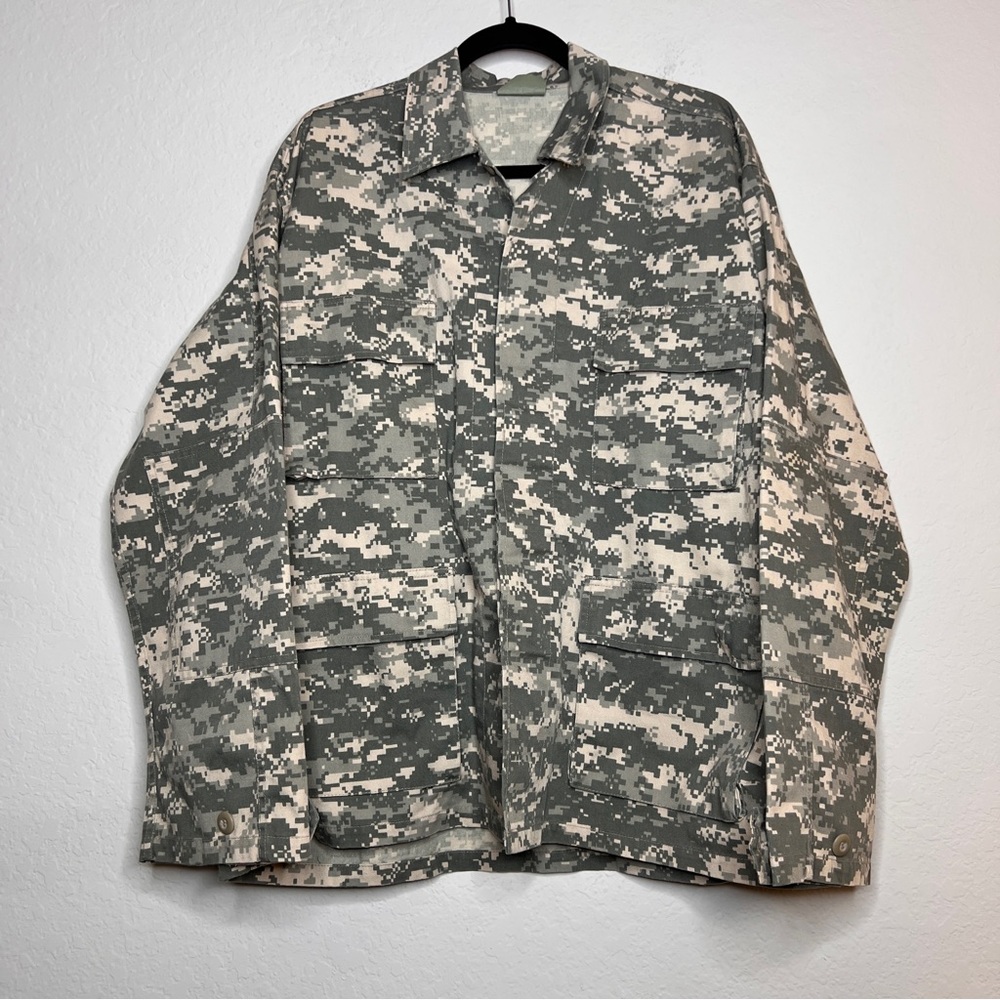 Rothco Ultra Force BDU Jacket Large Digital Camo Military Field Tactical 4 Pockt